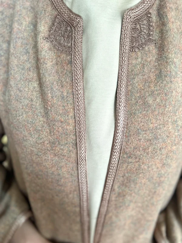 Abaya Beldi d’hiver - Beige