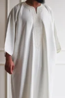 Premium Striped Moroccan Thobe