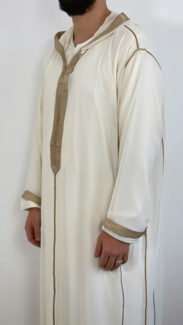 Hooded Premium Nikkah Djellaba see through