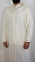 Hooded Premium Nikkah Djellaba see through