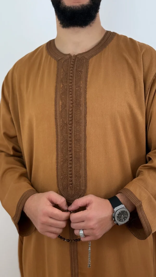 Kaftan Premium Thobe Long-Sleeve Winter Jubbah fully Hand-made