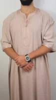 Moroccan  linen Thobe jubbah