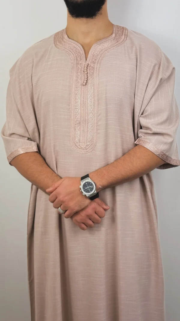Moroccan  linen Thobe jubbah