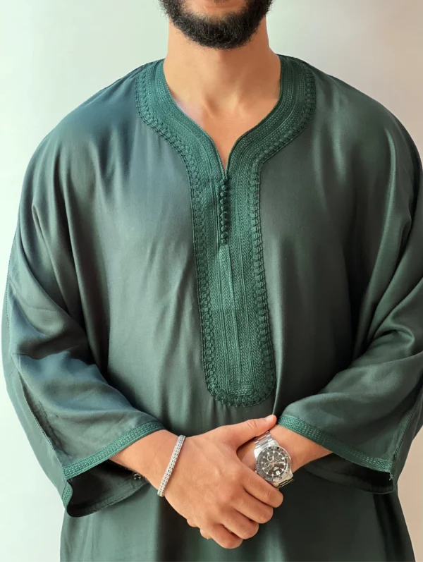 Moroccan Men’s Thobe Cotton blend Islamic kandora