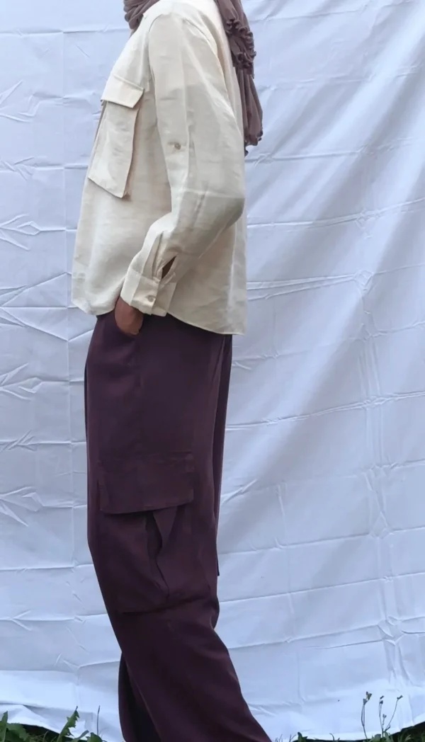 Cargo Cropped Blouse
