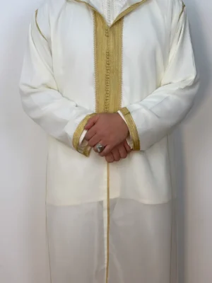 Hooded Premium Nikkah Djellaba see through