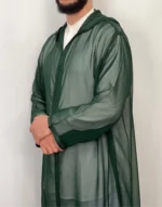 Hooded Premium Nikkah Djellaba see through
