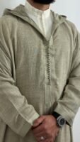 Hooded Djellaba Moroccan Linen