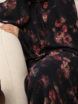 Amal Double Chiffon Abaya