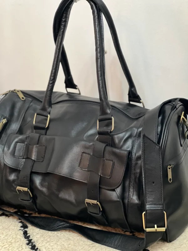 Real leather Bag - large handmade