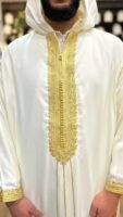 Hooded Embroidery Thobe Moroccan Djellaba