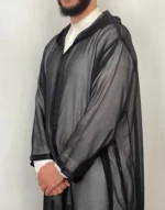 Hooded Premium Nikkah Djellaba see through