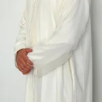 Hooded Premium Nikkah Djellaba see through