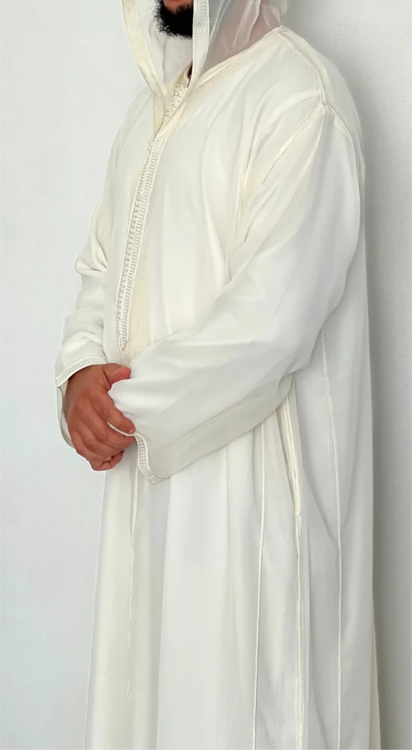 Hooded Premium Nikkah Djellaba see through
