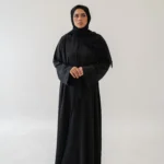 Luxury Nida Abaya Set – Elegant Beaded Sleeve 4‑Piece Ensemble