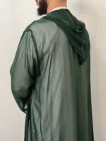Hooded Premium Nikkah Djellaba see through