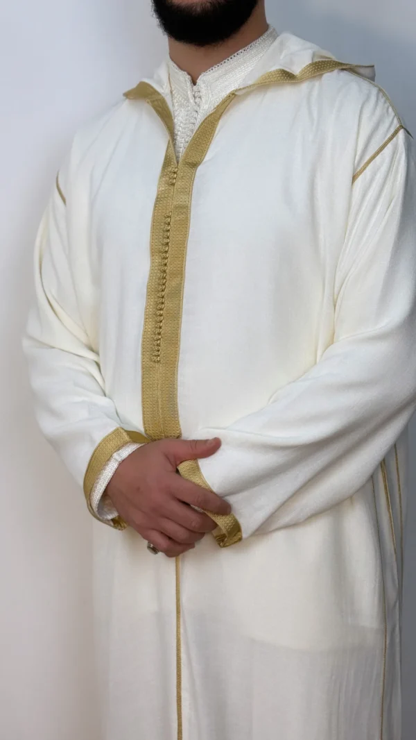 Hooded Djellaba Moroccan Linen