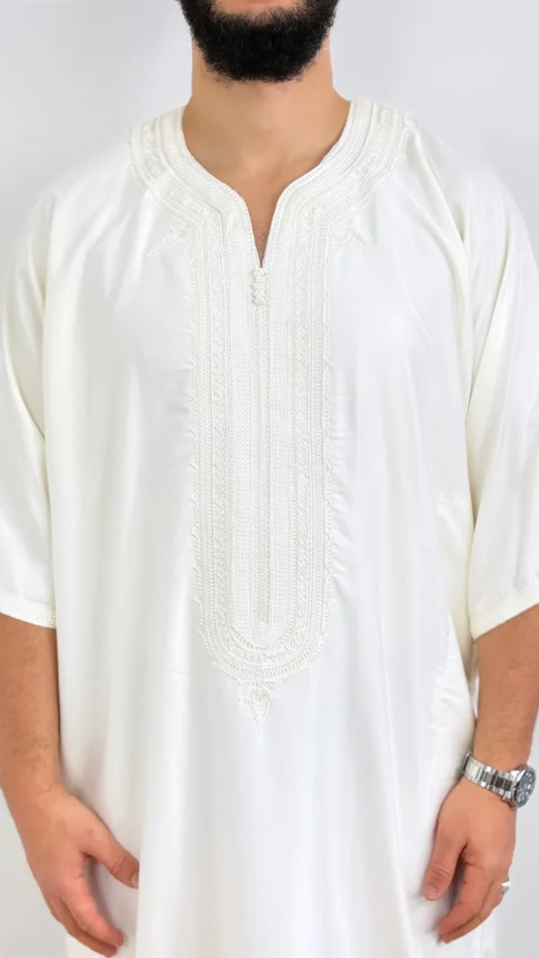 Thobe Embroidery Jubbah Moroccan kandora