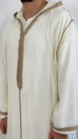 Hooded Premium Nikkah Djellaba see through