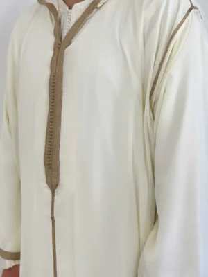 Hooded Premium Nikkah Djellaba see through