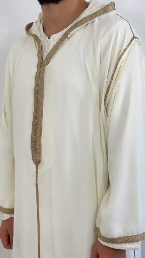 Hooded Premium Nikkah Djellaba see through