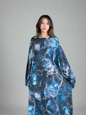 Printed Marble - Butterfly Dress