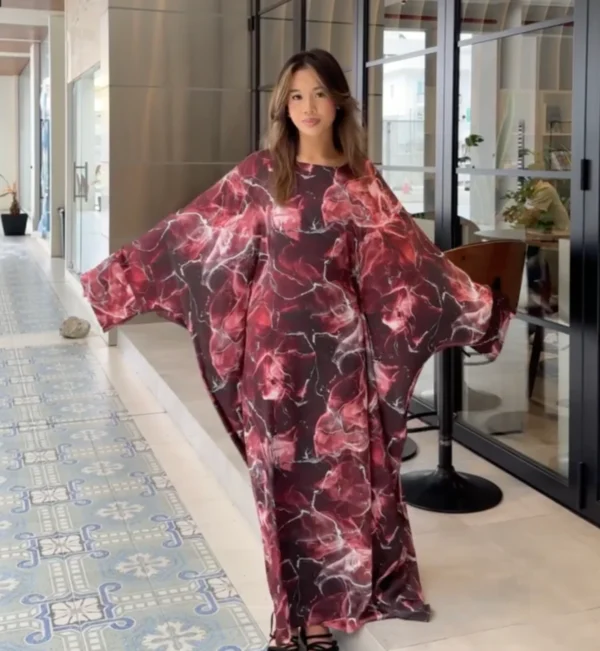 Printed Marble - Butterfly Dress