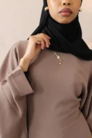 Mocha/Brown Farasha with Inner Belt