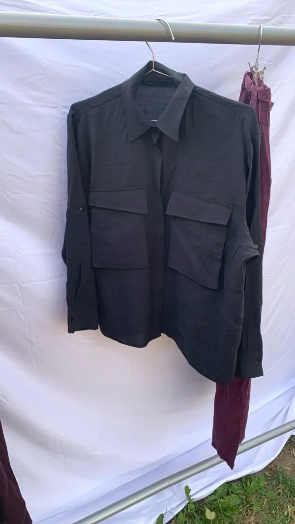 Cargo Cropped Blouse