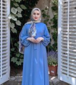 A- Butterfly Dress -Blue