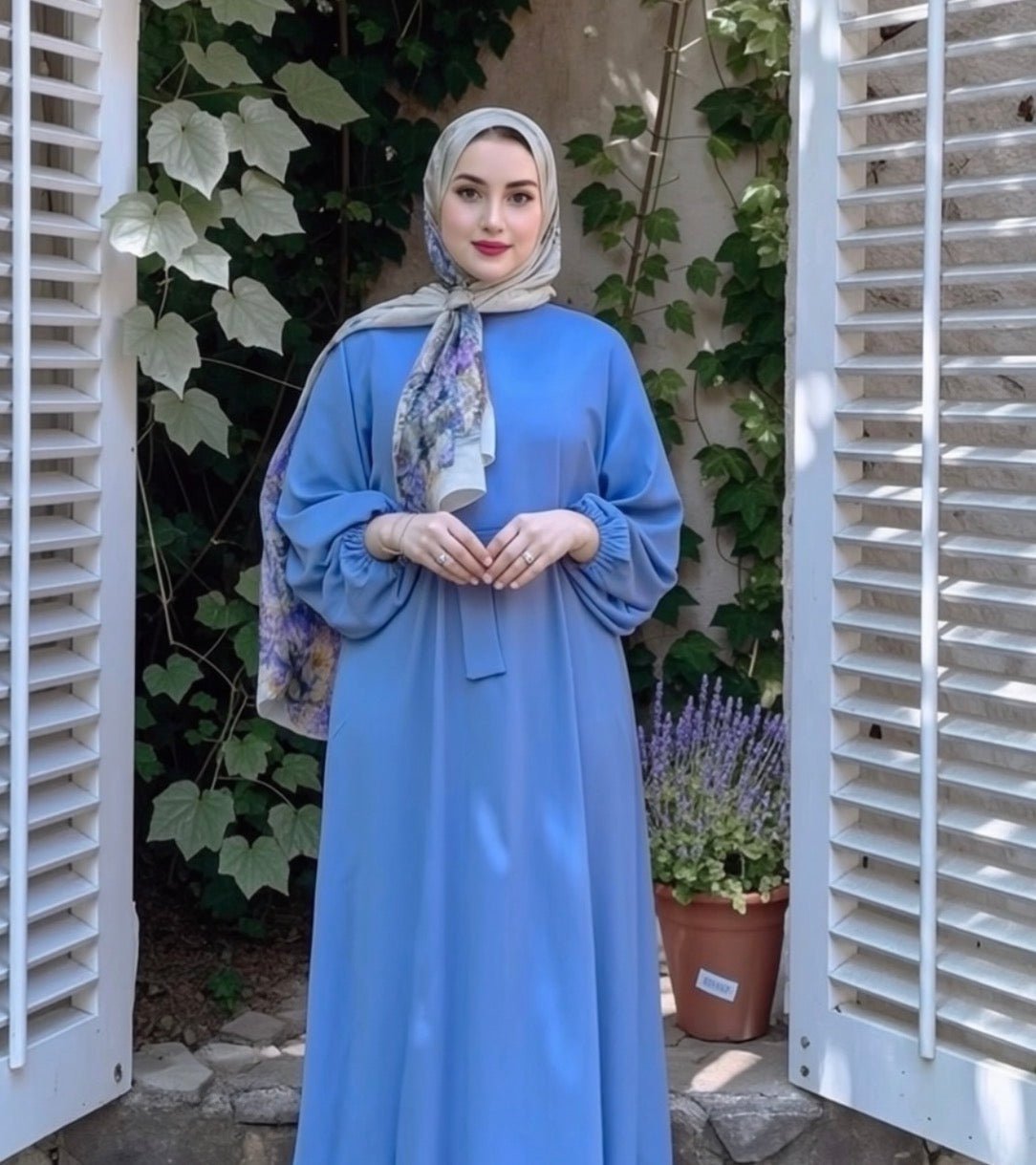 A- Butterfly Dress -Blue
