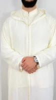 Hooded Premium Nikkah Djellaba see through