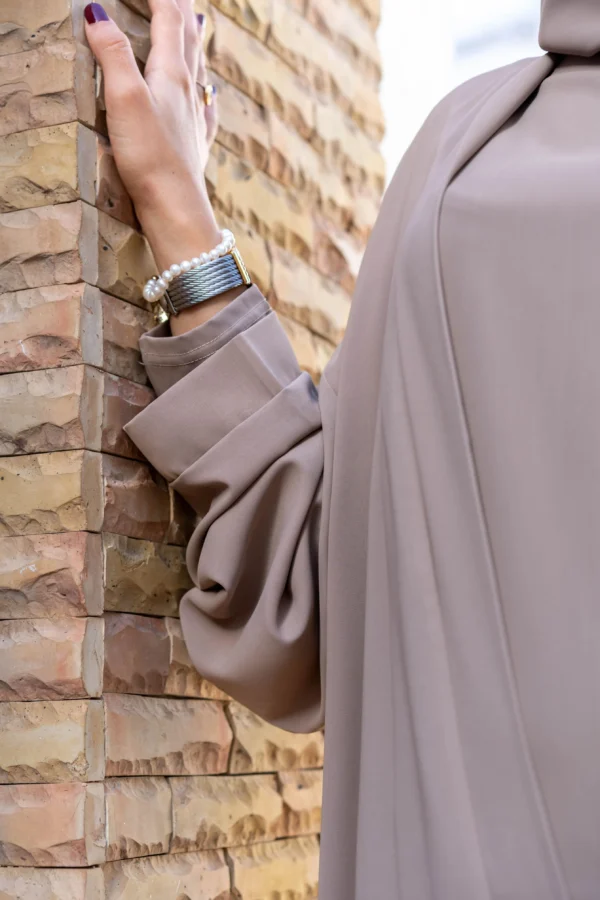Elegant Modest Abaya Set - Blue