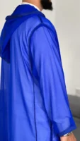 Hooded Premium Nikkah Djellaba see through