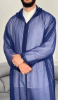 Hooded Premium Nikkah Djellaba see through