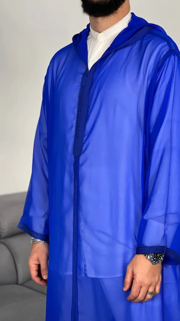 Hooded Premium Nikkah Djellaba see through