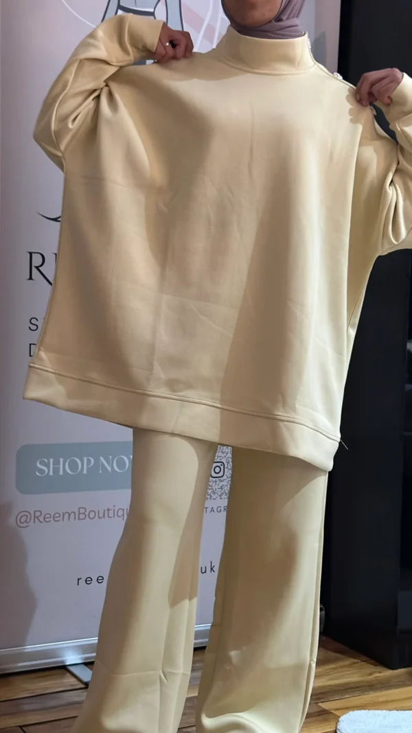 Butter Soft Shoulder Button Co-ord Set