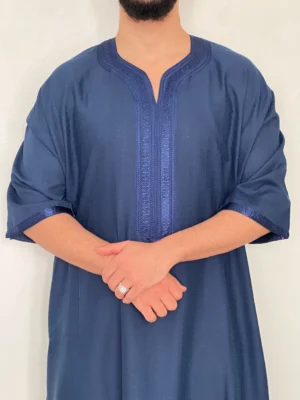 Linen blend Thobe Moroccan