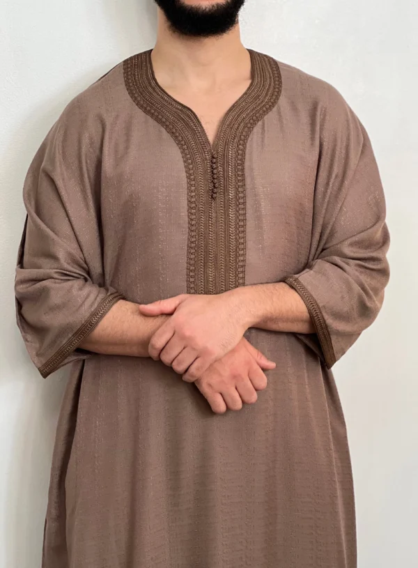 Moroccan Thobe Premium Linen blend