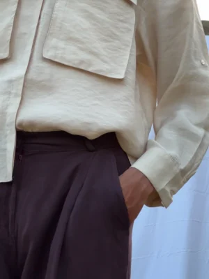 Cargo Cropped Blouse