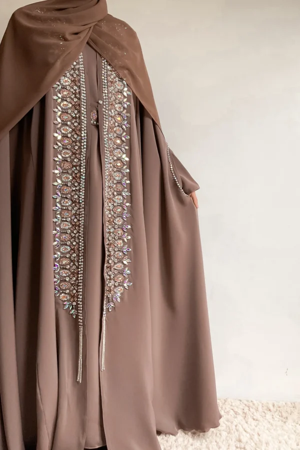 Noor Embellished 4pc Cape Set