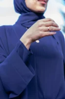 Elegant Modest Abaya Set - Blue