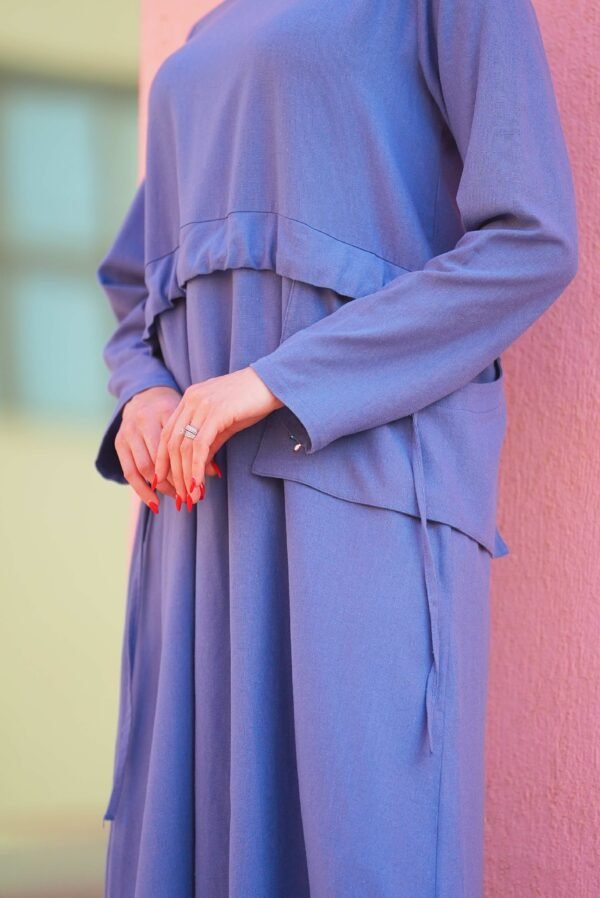 A- Lenin Dress - Blue