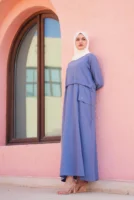 A- Lenin Dress - Blue