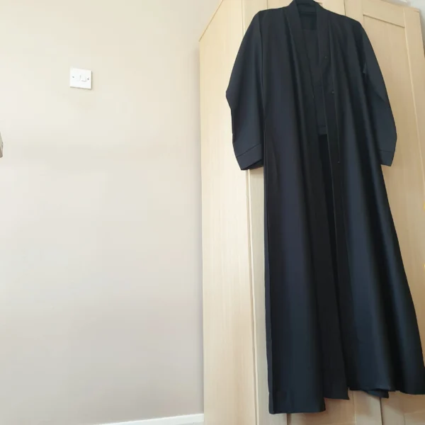 Classic Open Abaya with side pockets