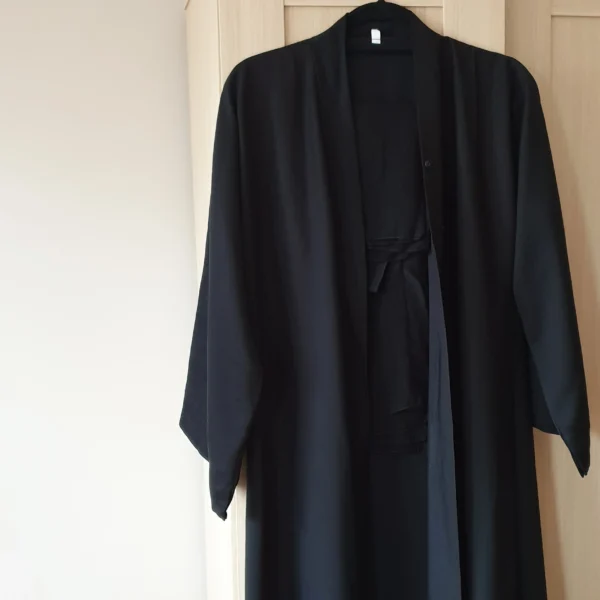 Classic Open Abaya with side pockets