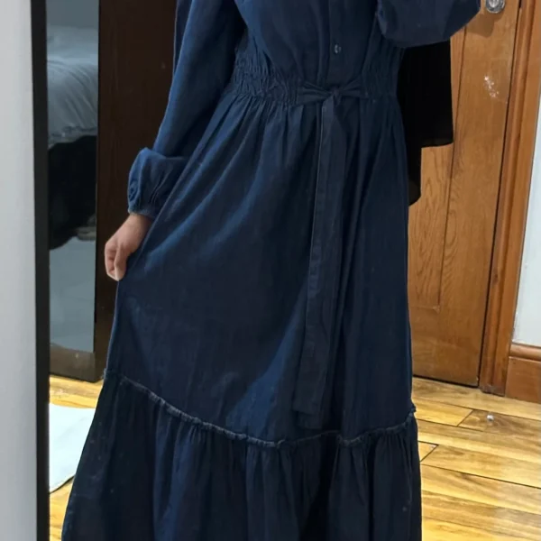 Denim Tie Dress