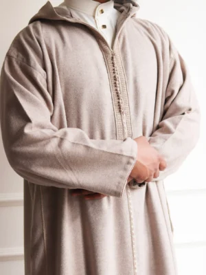 Premium Winter Wool Hooded Moroccan Djellaba