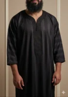 Shiny Striped Jawhara Moroccan Gandoura