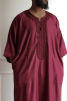 Classic Moroccan Thobe Gandoura - Monochrome Collection